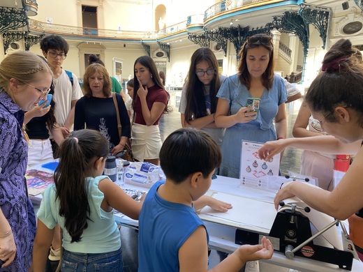 Estación de grabado en MNBA
