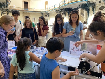 Estación de grabado en MNBA