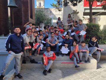 Visita mediada al MuBo, grupo Escuela Básica