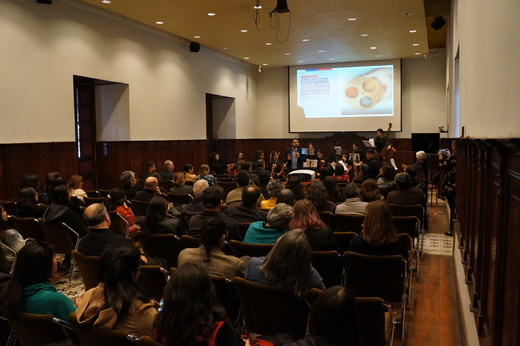 Presentación de la Orquesta de Cámara de Recoleta durante el lanzamiento de la ZEM