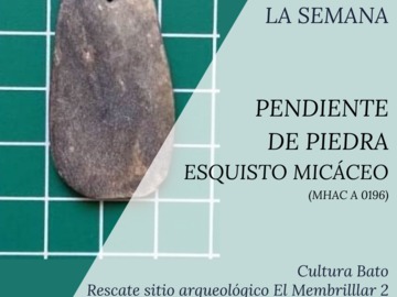 Pieza de la Semana MHAC_Pendiente