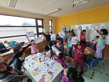 Taller de Acuarela, Caulín, Chiloé