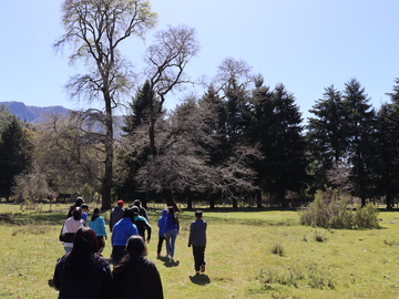 Recorrido de memoria en el Museo de Sitio del Valle de Pemehue