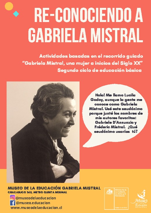 RE-CONOCIENDO A GABRIELA MISTRAL RE-CONOCIENDO A GABRIELA MISTRAL