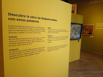 Exposición temporal “Roberto Matta, del trazo al objeto”  en Artequin Viña
