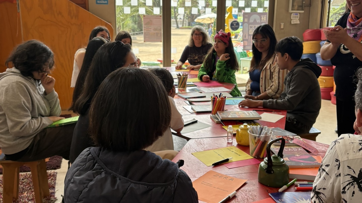 Taller “De la viñeta al joystick: creando historias en cómic y videojuego”. Impartido por Majo Puga.