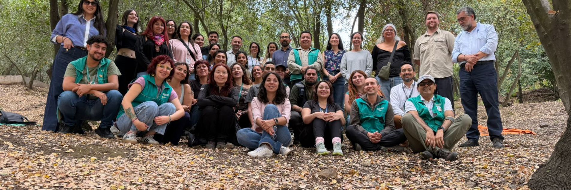 Participantes en el encuentro de educación ambiental