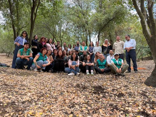 Participantes en el encuentro de educación ambiental