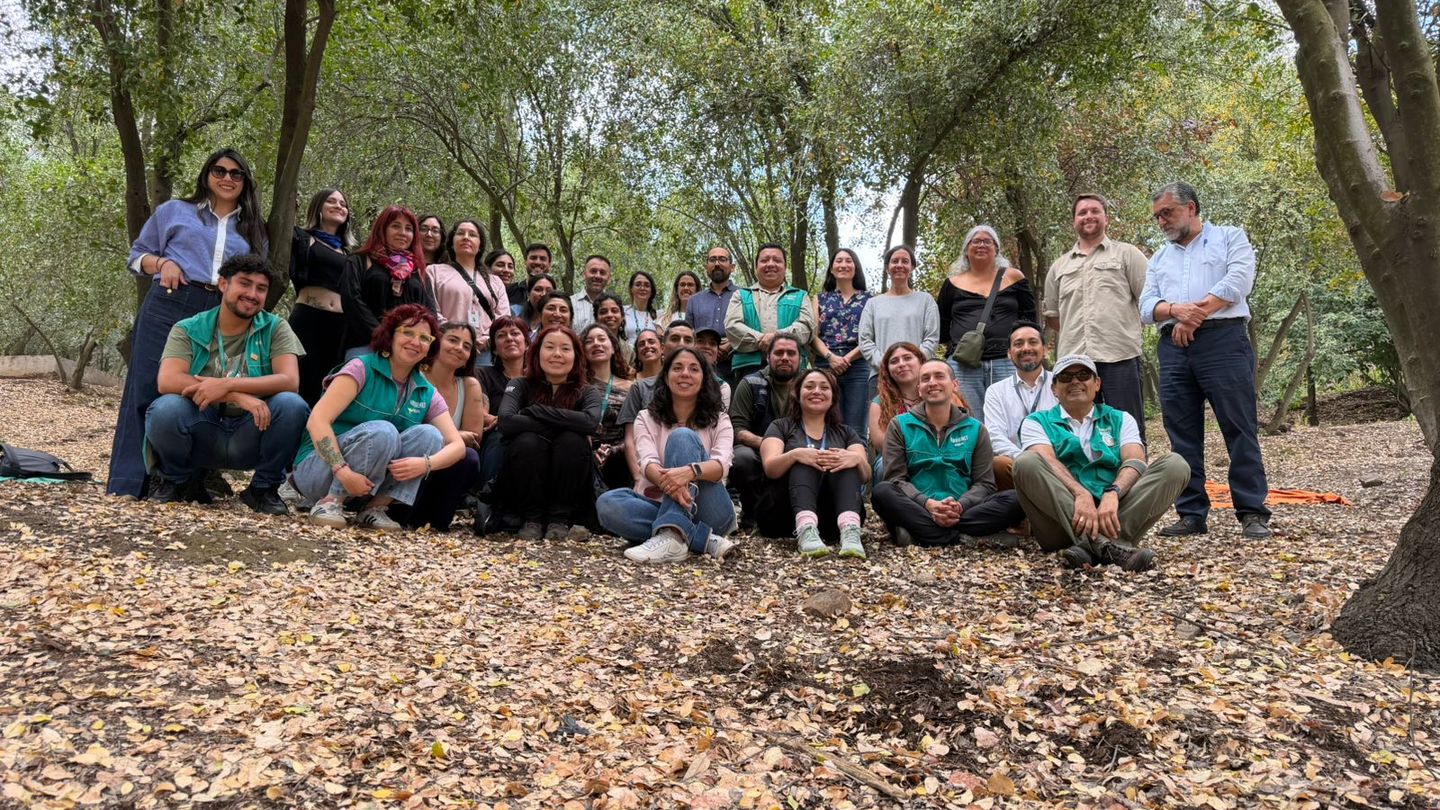 Participantes en el encuentro de educación ambiental