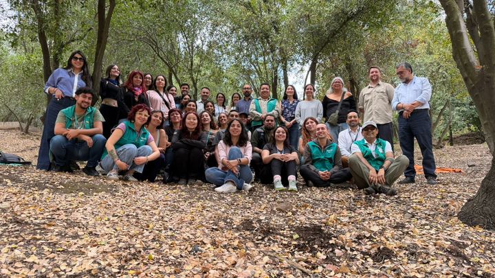 Participantes en el encuentro de educación ambiental