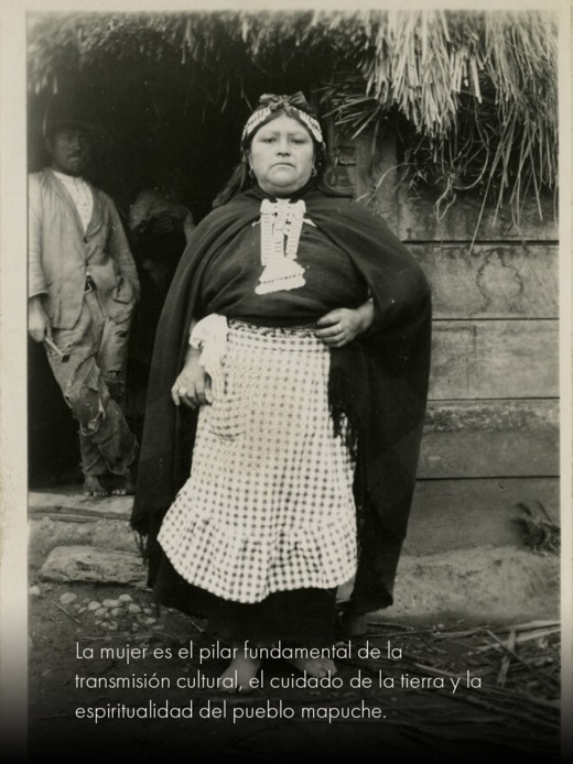 Imagen de mujer mapuche