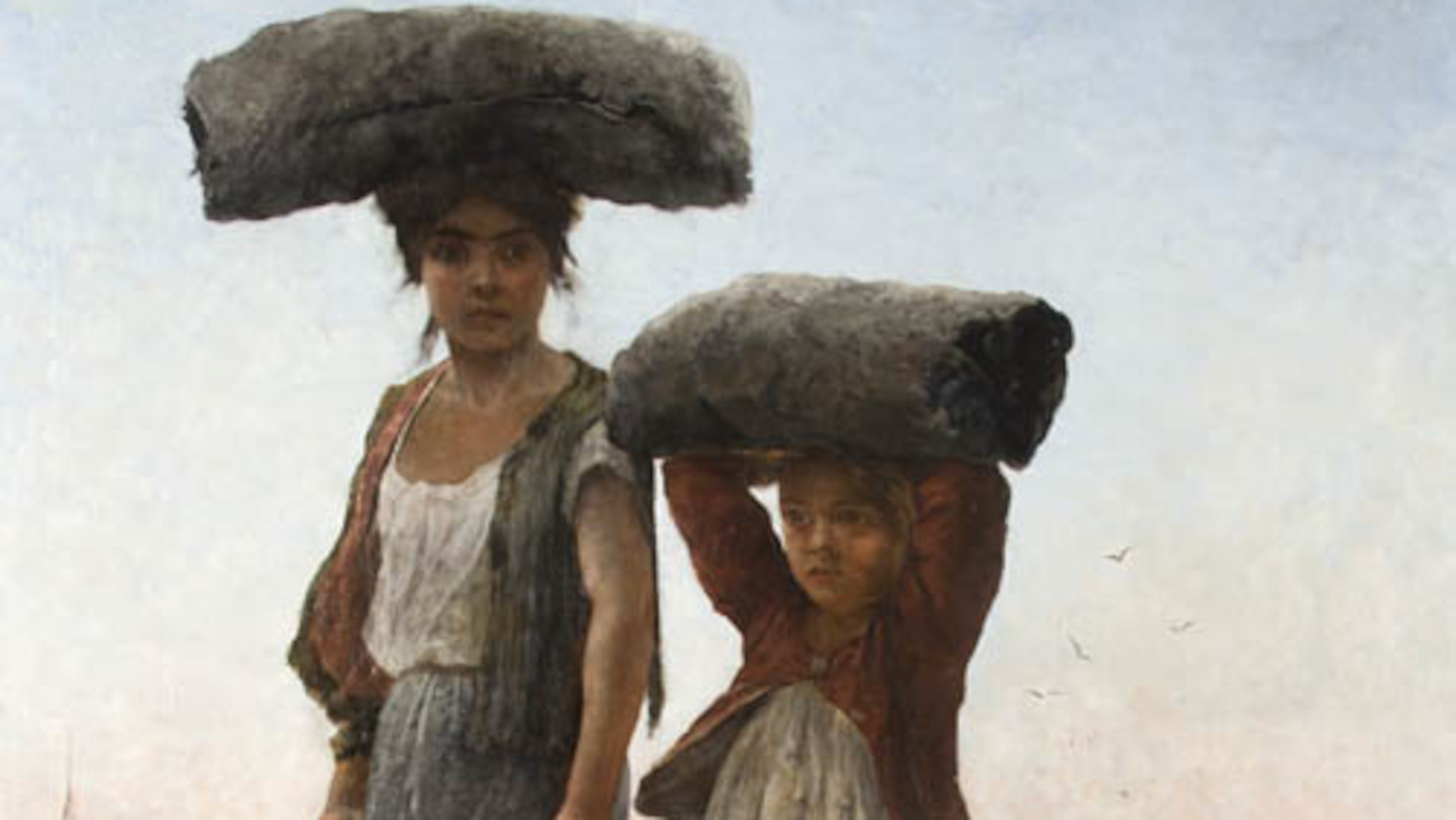 Las playeras, Celia Castro (1884). Museo O'Higginiano y de Bellas Artes de Talca.
