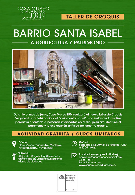 Flyer Taller de Croquis